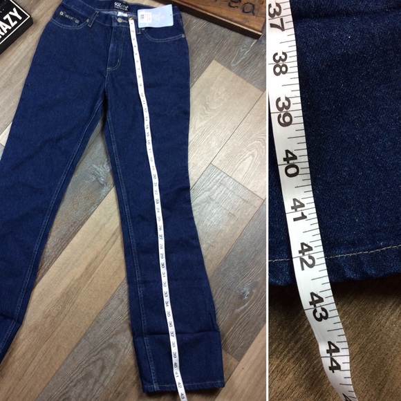 SQZ Pants size 7/8 Blue Jeans New Women - Picture 6 of 8